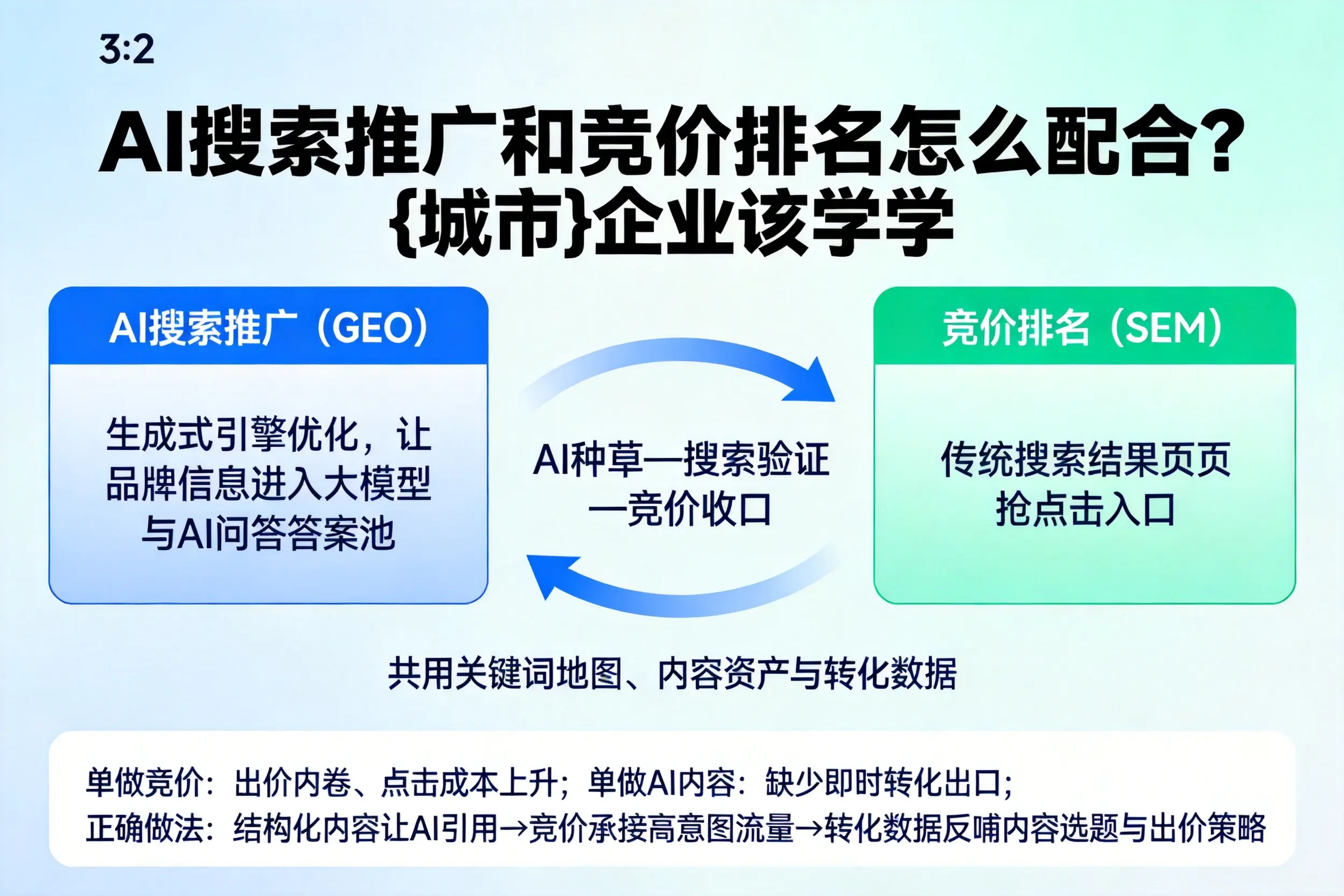 AI搜索推广和竞价排名怎么配合？安顺企业该学学