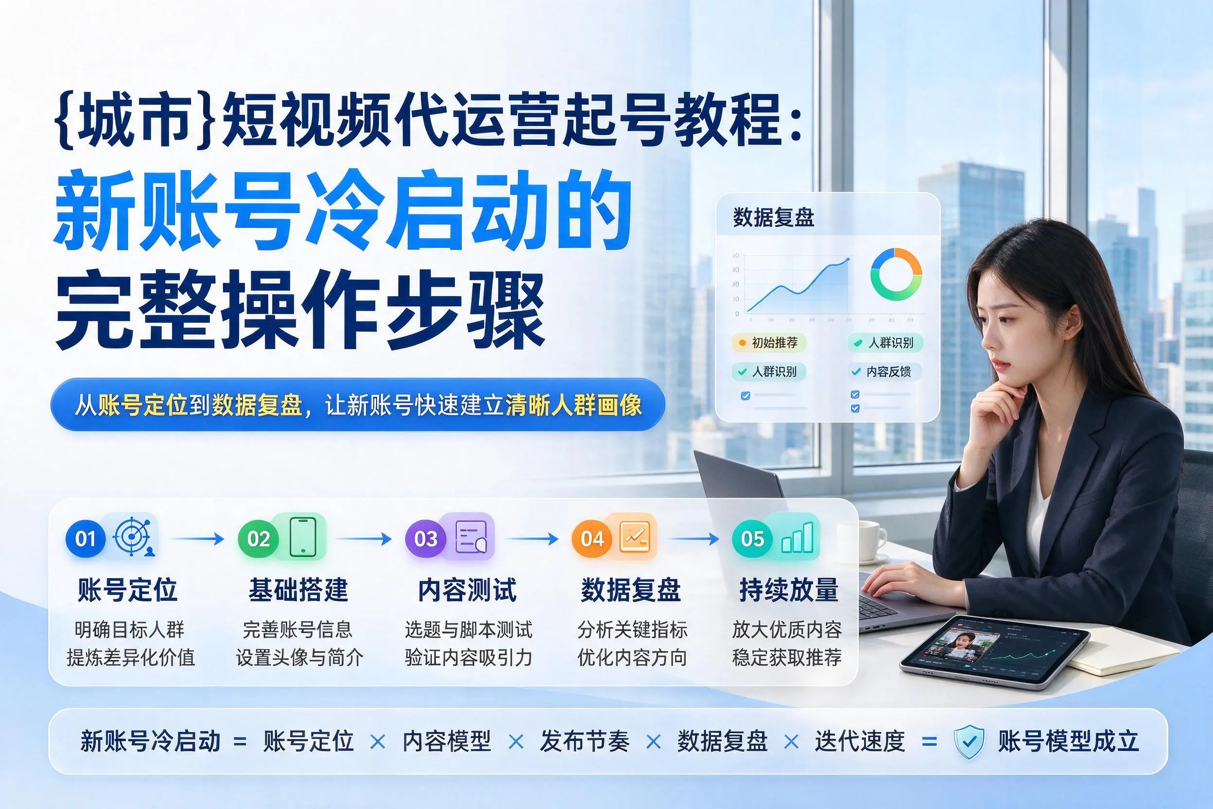 安顺短视频代运营起号教程：新账号冷启动的完整操作步骤