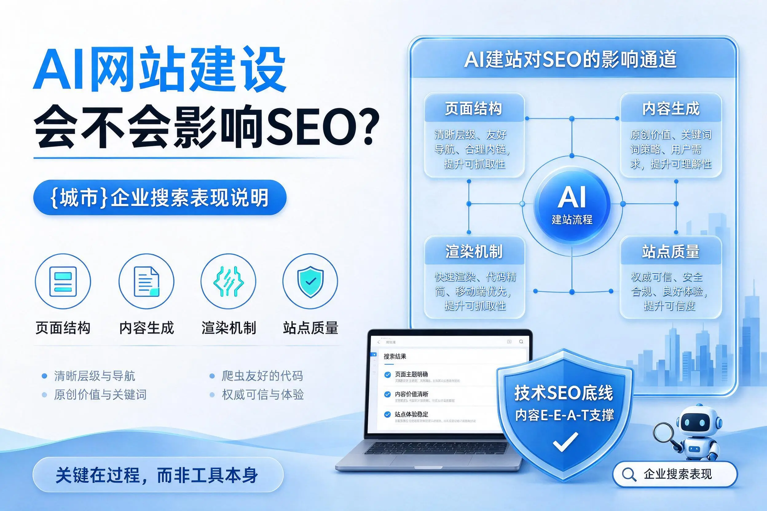 AI网站建设会不会影响SEO？安顺企业搜索表现说明