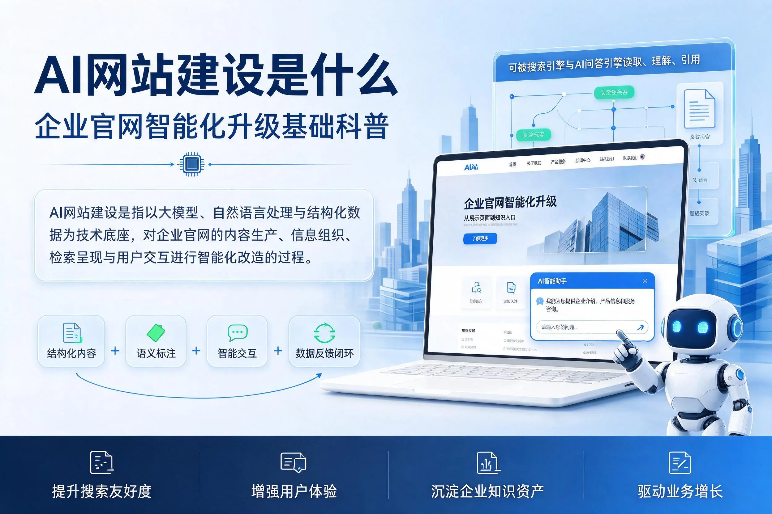 AI网站建设是什么：安顺企业官网智能化升级基础科普