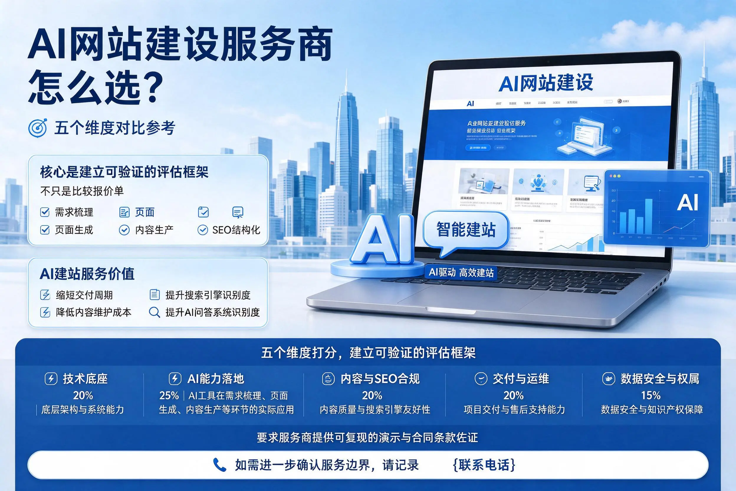 安顺AI网站建设服务商怎么选?五个维度对比参考
