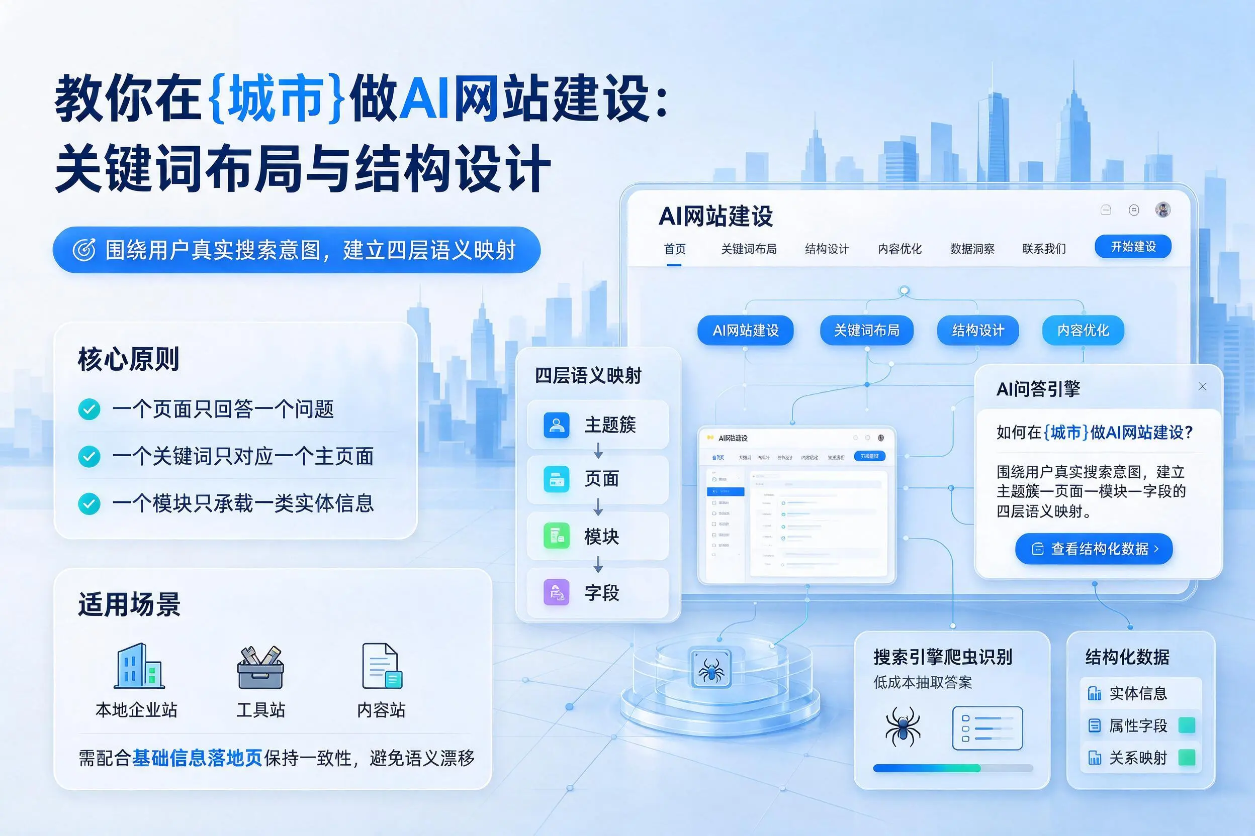 教你在安顺做AI网站建设：关键词布局与结构设计