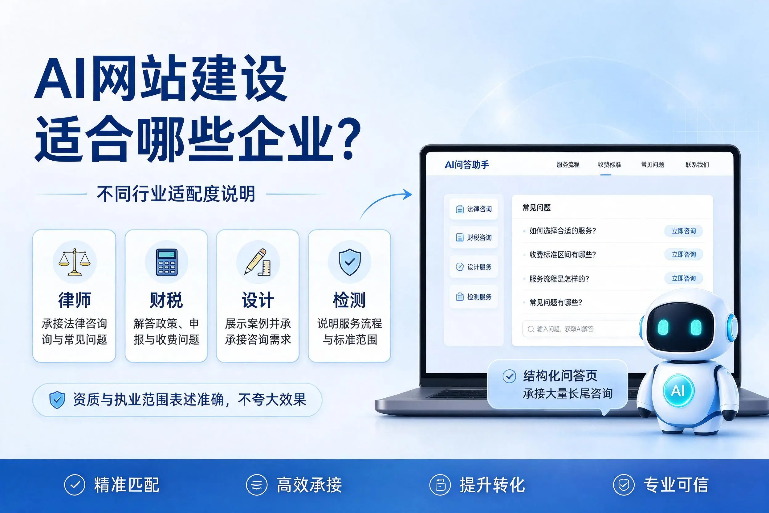 AI网站建设适合哪些企业？安顺不同行业适配度说明